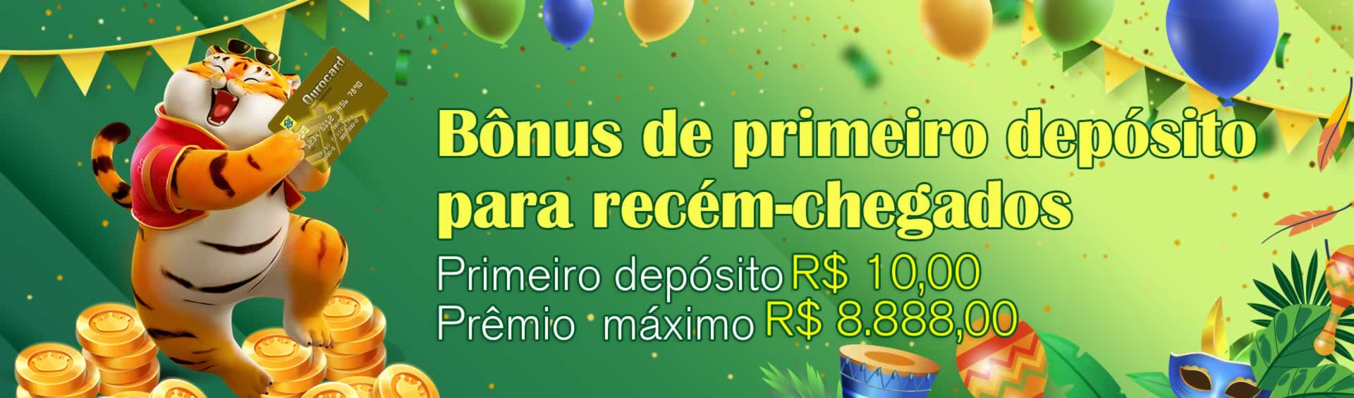 Existe uma opção de bônus de boas-vindas do cassino disponível, para receber o bônus você deve depositar no mínimo R$ 10 para receber 50 rodadas grátis em determinados jogos selecionados pela plataforma. Para saber mais, entre em “Promoções”, clique nas regras de bônus que deseja conhecer na página específica e leia-as com atenção!