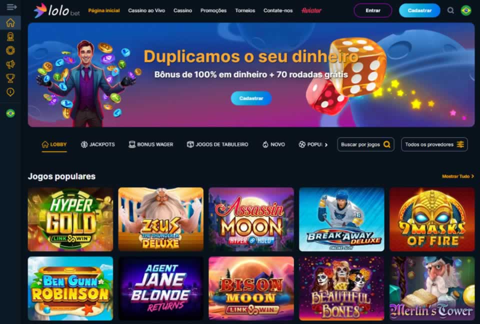 Blz.Bet oferece uma variedade de jogos e oportunidades de apostas em tempo real através de uma página dedicada para seus usuários. Todos os tipos de apostas tradicionais estão disponíveis, proporcionando aos apostadores uma experiência completa em todos os eventos esportivos disponíveis.