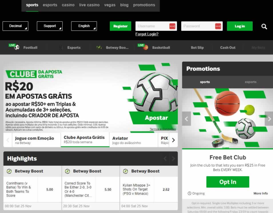 queens 777.com813bet 茅 confi谩vel As probabilidades na plataforma de apostas desportivas estão entre as melhores do mercado, com probabilidades disponíveis em vários mercados e não apenas nos jogos principais como estamos habituados. Essas odds têm retorno de 96% em mercados preferidos pelos brasileiros, como o futebol.